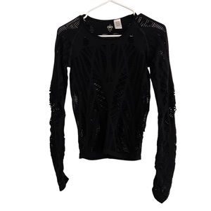 Alo yoga Wanderer cutout long sleeve top